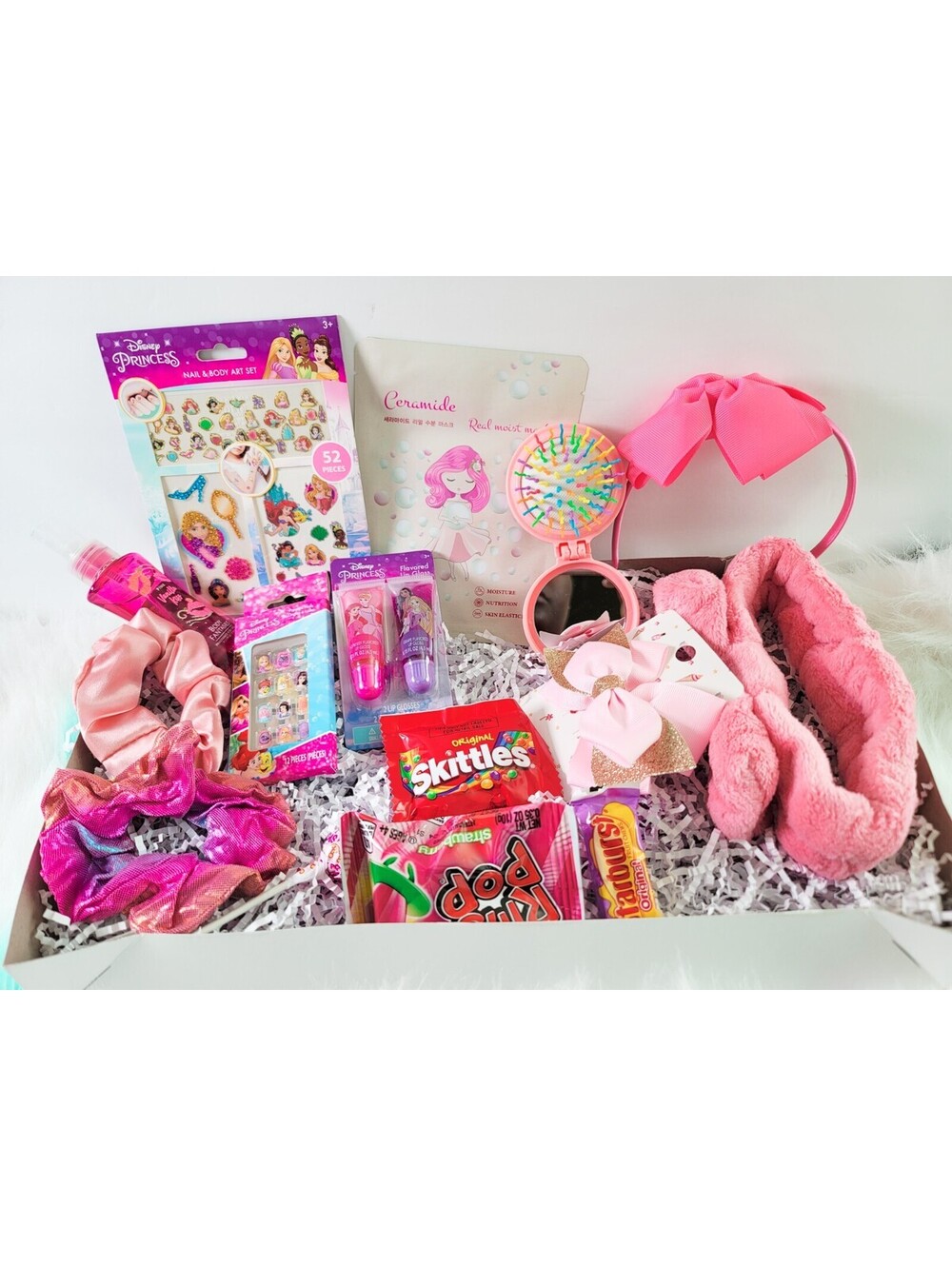 Girls Pink Self-Care Gift Box with Nail & Body Art